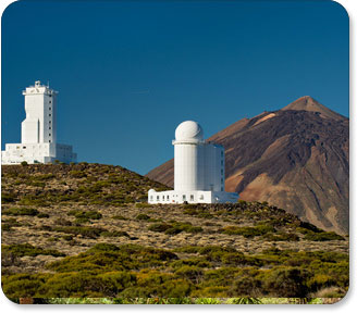 Observatorium vor dem Pico del Teide